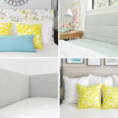 Ideas para como tapizar un cabecero: diseños florales, minimalistas y modernos.