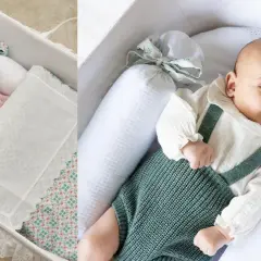 Bebé durmiendo en una minicuna y otro bebé despierto en otra. ¿Colecho sí o no? La decisión es tuya.