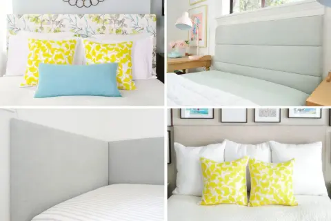 Ideas para como tapizar un cabecero: diseños florales, minimalistas y modernos.