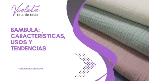 Tela arrugada de bambula en tonos pastel, ideal para confección.
