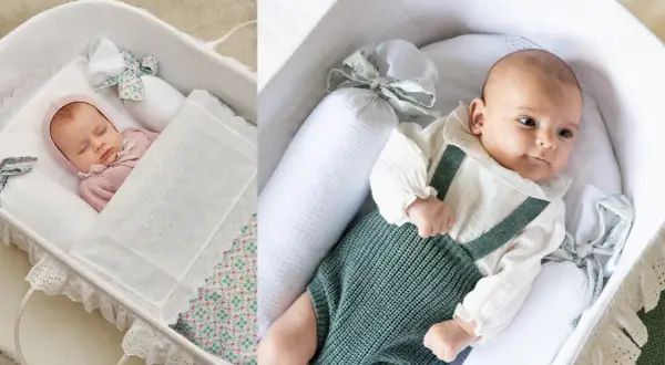 Bebé durmiendo en una minicuna y otro bebé despierto en otra. ¿Colecho sí o no? La decisión es tuya.