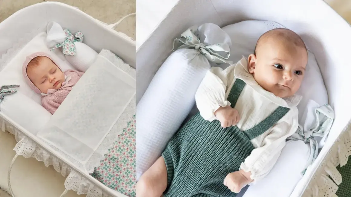 Bebé durmiendo en una minicuna y otro bebé despierto en otra. ¿Colecho sí o no? La decisión es tuya.