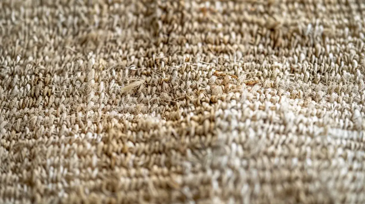 Textura de tejido de algod&oacute;n natural, mostrando sus propiedades de suavidad y resistencia.
