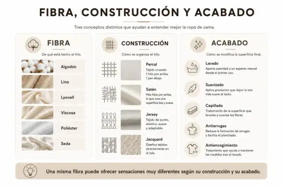 Usos del algodón en casa y cómo elegir cada tejido